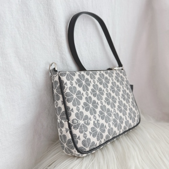 NWT Kate Spade Spade Flower Convertible Wristlet Black Multi KI378 - Picture 7 of 10